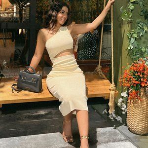 Cut out midi dress from Zara